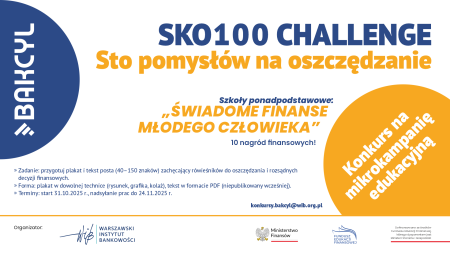 Świadome finanse młodego człowieka - konkurs