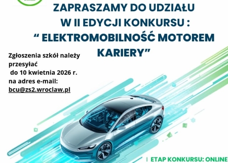Konkurs „Elektromobilność motorem kariery”