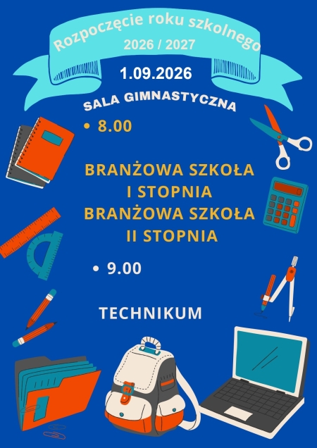 ROZPOCZĘCIE ROKU SZKOLNEGO 2026/2027